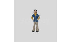 210a - Женщина в жакете и брюках-клёш - фигурка в масштабе 1/43