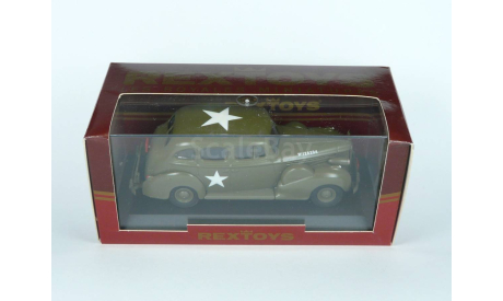 302 Rextoys Packard Super 8 1940 US Army 1/43 Made In France Раритет Состояние Листовка В Комплекте, редкая масштабная модель, scale43