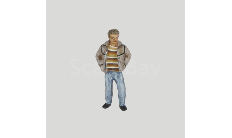 e119-2 - Молодой человек в свитере и куртке - фигурка в масштабе 1/43, фигурка, 43figures, scale43