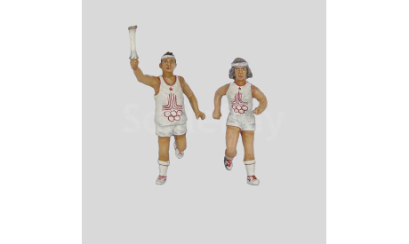 e610 - Факелоносцы Олимпиады-80 - фигурки в масштабе 1/43, фигурка, 43figures, scale43, РАФ