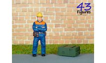 g16 - ящик деревянный зеленый - аксессуар в масштабе 1/43, элементы для диорам