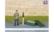 m08 - ящик снарядный - аксессуар в масштабе 1/43, элементы для диорам, scale43
