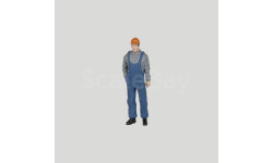 m09 - строитель - фигурка в масштабе 1/43