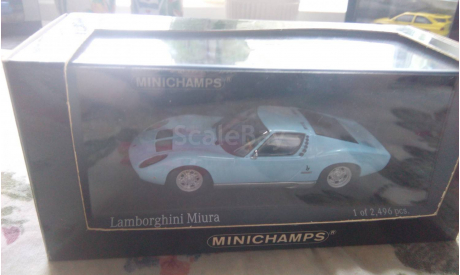 Lamborghini Miura с рубля, масштабная модель, 1:43, 1/43, Minichamps