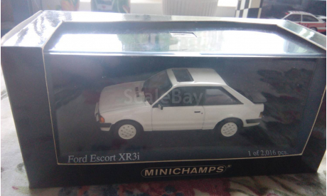 FORD Escort XR3I, масштабная модель, 1:43, 1/43, Minichamps