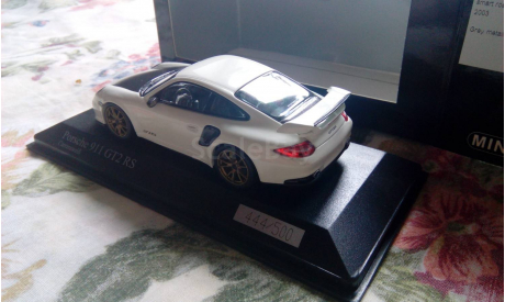 PORSCHE 911 GT2 RS  с рубля, масштабная модель, 1:43, 1/43, Minichamps