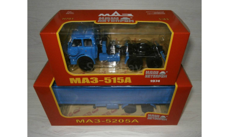 МАЗ-515А+МАЗ-5205А ’НАП’ (1/43) сцепка (металлические рамы !!!)., масштабная модель, Наш Автопром, scale43