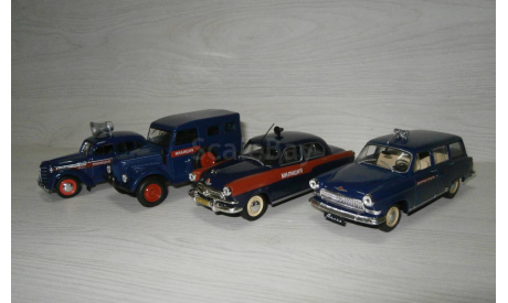 Москвич-400(420) ОРУД (1/43) Автомобиль на службе №6, масштабная модель, DeAgostini, scale43