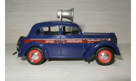 Москвич-400(420) ОРУД (1/43) Автомобиль на службе №6, масштабная модель, DeAgostini, scale43