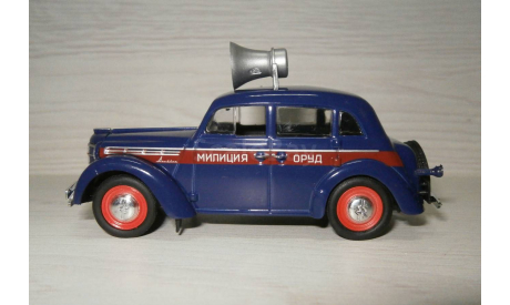 Москвич-400(420) ОРУД (1/43) Автомобиль на службе №6, масштабная модель, DeAgostini, scale43