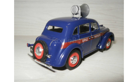 Москвич-400(420) ОРУД (1/43) Автомобиль на службе №6, масштабная модель, DeAgostini, scale43