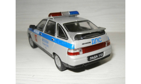 ВАЗ-2112 - ДПС (1/43) Автомобиль на службе №10, масштабная модель, DeAgostini, scale43