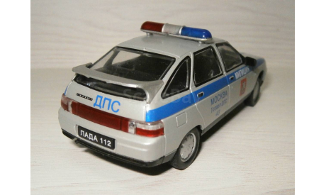 ВАЗ-2112 - ДПС (1/43) Автомобиль на службе №10, масштабная модель, DeAgostini, scale43