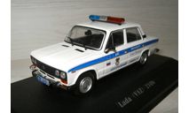 ВАЗ-2106 ’LADA’ - Милиция Санкт-Петербург (Police Cars Collection) ’ATLAS’  РЕДКОСТЬ !!!, масштабная модель, scale43
