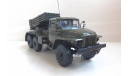 УРАЛ-375 БМ-21 ГРАД, масштабная модель, AVD Models, scale43