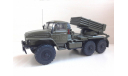 УРАЛ-375 БМ-21 ГРАД, масштабная модель, AVD Models, scale43