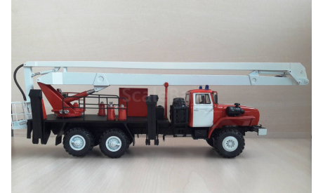УРАЛ-4320-0911 АКП-128, масштабная модель, AVD+ДНК, scale43