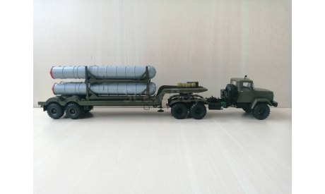 КРАЗ-260  с прицепом 5Т58 ТЗМ С-400, масштабная модель, scale43