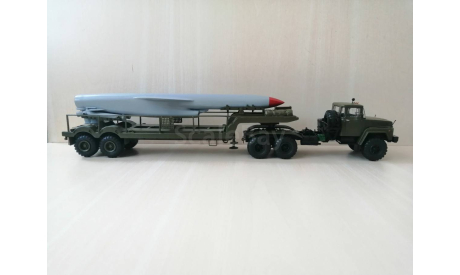 КРАЗ-260  с прицепом 5Т58 П-35, масштабная модель, scale43