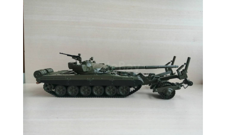 Т-72А с КМТ-7, масштабные модели бронетехники, AVD Models, scale43