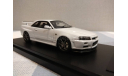 Nissan Skyline GTR r34, масштабная модель, mark43, scale43