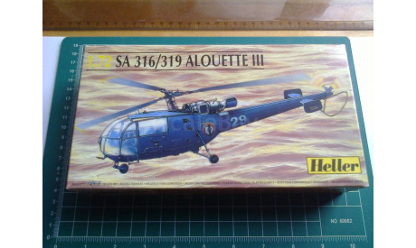 Вертолет 1/72 Heller SA 316/319 Alouette iii, сборные модели авиации, scale72