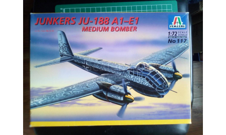 Самолет 1/72 Junkers JU-188A-1 / E-1, сборные модели авиации, 1:72, Italeri