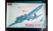 Бомбардировщик Heinkel He-111A (1/72 Roden 021), сборные модели авиации, scale72