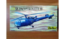 Вертолет SA 316/319 ALOUETTE III HELLER 1/72, сборные модели авиации, scale72