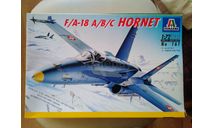 Истребитель/ бомбардировщик F/A-18A/B/C Hornet (Italeri 161), сборные модели авиации, scale72