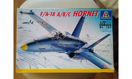 Истребитель/ бомбардировщик F/A-18A/B/C Hornet (Italeri 161), сборные модели авиации, scale72