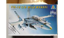 Истребитель/ бомбардировщик F/A-18C/D  Wild Weasel (Italeri 016), сборные модели авиации, scale72