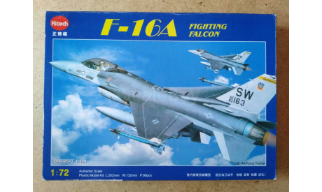 Самолет 1/72 General Dynamics F-16A Fighting Falcon (Kitech), сборные модели авиации, scale72