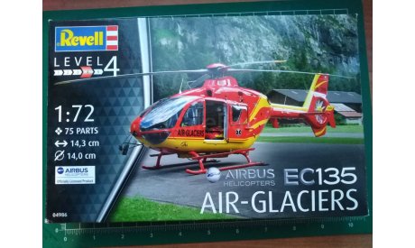 Вертолет 1/72 Eurocopter EC 135 AIR-GLACIERS, сборные модели авиации, Revell, scale0