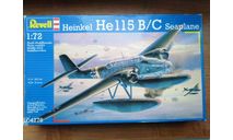 Самолет 1/72 Heinkel He-115 B/C Seaplane, сборные модели авиации, Revell, scale72