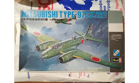 Самолет Mitsubishi type-97 Ki-21-II(Sally), редкая масштабная модель, Revell (модели), scale72