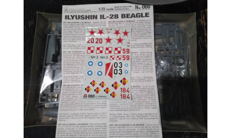 Самолет 1/72 ИЛ-28 (Bilek/Italeri 160), сборные модели авиации, Ильюшин, scale72