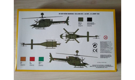 Вертолет 1/72 Bell AH-58D Warrior (Italeri 027), сборные модели авиации, scale72