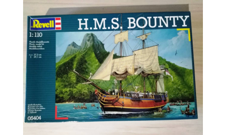 HMS Bounty 3х мачтовый парусный корабль 1/110 Revell 05404, сборные модели кораблей, флота, Парусник