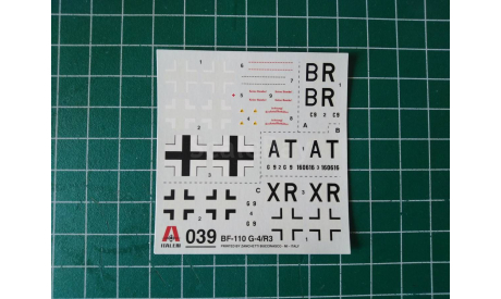 Самолет 1/72 Messerschmitt BF 110 G4/R3 Italeri 039, сборные модели авиации, scale72