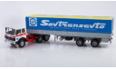 Mercedes-Benz NG2232 с полуприцепом Fruehauf Savoyarde, масштабная модель, Start Scale Models (SSM), scale43