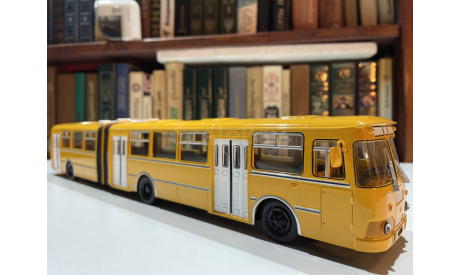 ЛИАЗ 677 с ’гармошкой’, редкая масштабная модель, конверсия, scale43