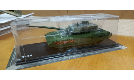 Наши танки N 3 Армата Т 14, журнальная серия масштабных моделей, MODIMIO, scale43