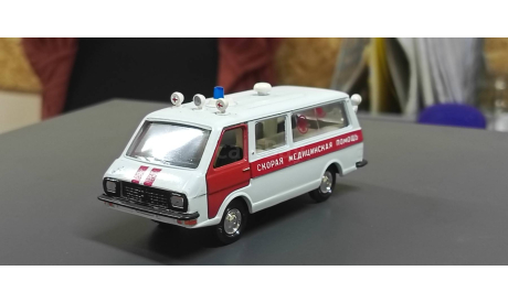 РАФ 2203 скорая помощь, масштабная модель, Агат/Моссар/Тантал, 1:43, 1/43