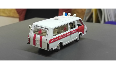 РАФ 2203 скорая помощь, масштабная модель, Агат/Моссар/Тантал, 1:43, 1/43