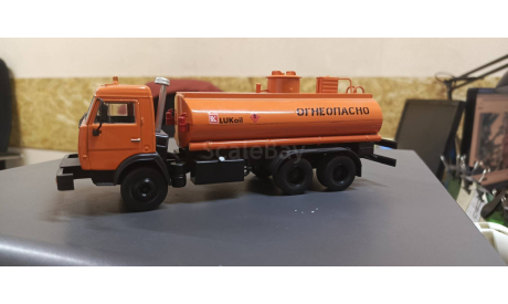 КамАЗ-53215 НефАЗ-6606 Автомобиль на службе, масштабная модель, DeAgostini, scale43