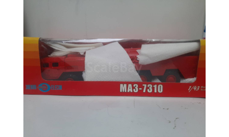 МАЗ- 7310 пожарный, масштабная модель, Элекон, Škoda, scale43