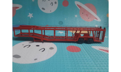 Полуприцеп-автовоз 934410 (А908) Автоистория, масштабная модель, 1:43, 1/43, Автоистория (АИСТ)