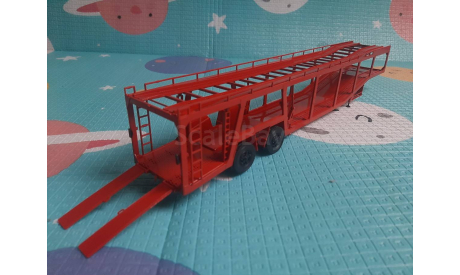 Полуприцеп-автовоз 934410 (А908) Автоистория, масштабная модель, 1:43, 1/43, Автоистория (АИСТ)