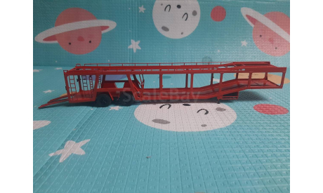 Полуприцеп-автовоз 934410 (А908) Автоистория, масштабная модель, 1:43, 1/43, Автоистория (АИСТ)